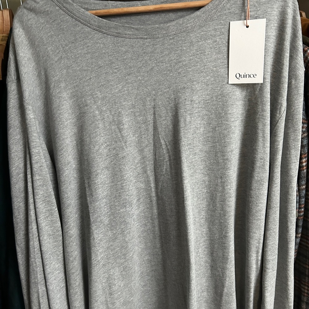 Gray T-Shirt with Tag
